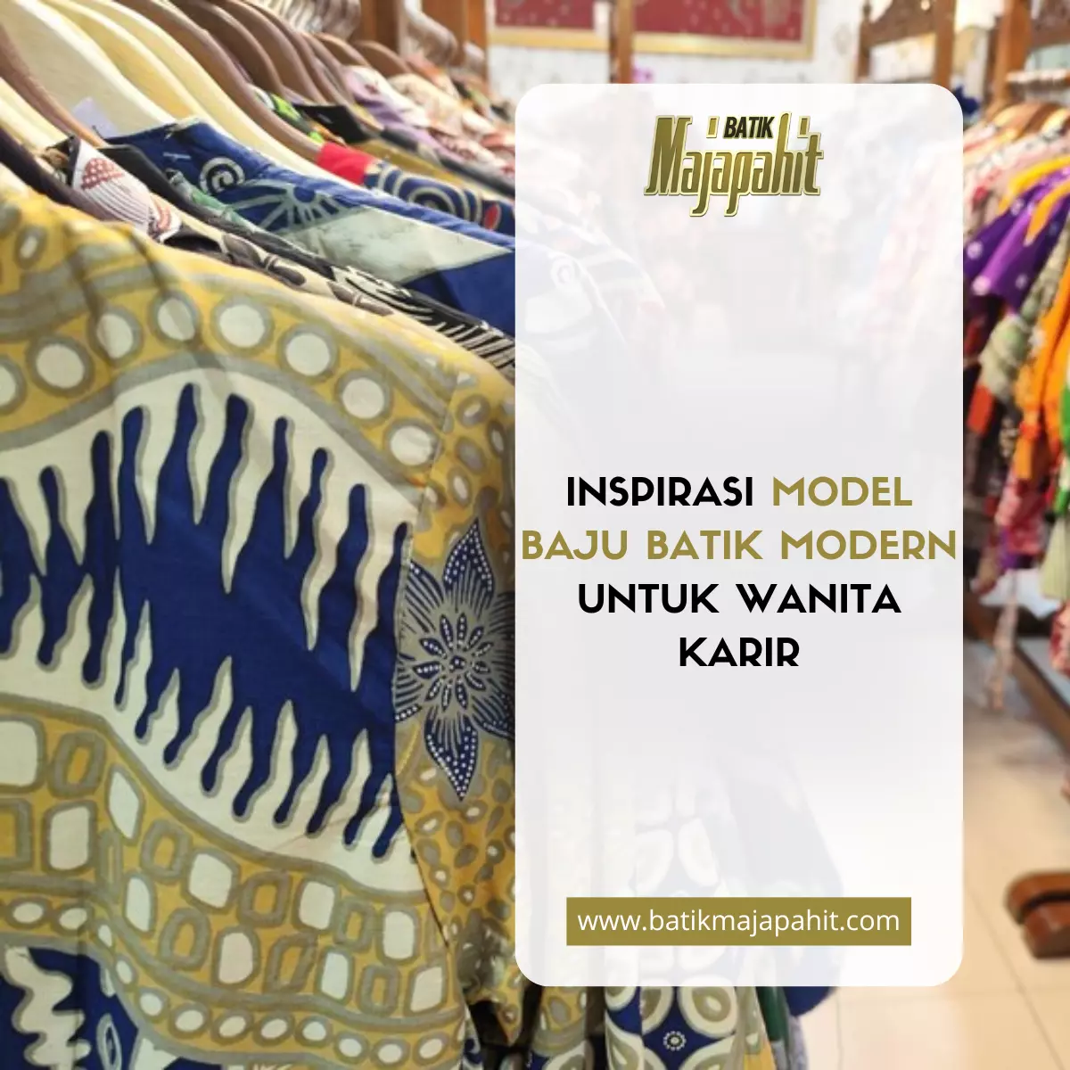 Inspirasi Model Baju Batik Modern untuk Wanita Karir