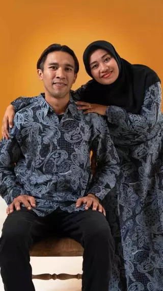 Kemeja Dewasa Batik Majapahit  Couple Lengan Panjang BC Motif 231090