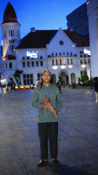 Lurik Pria Model Sorjan Hijau