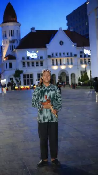 Lurik Pria Model Sorjan Hijau